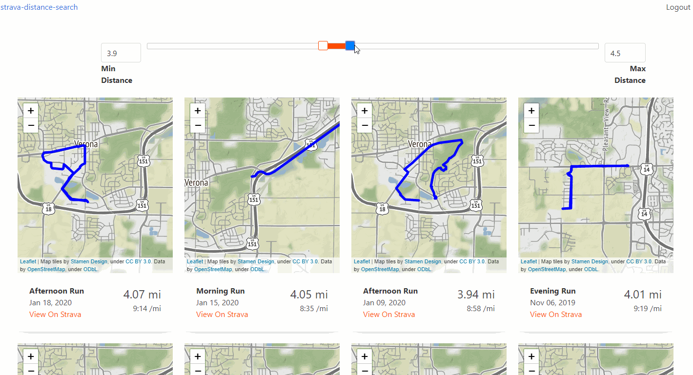 Filtering runs